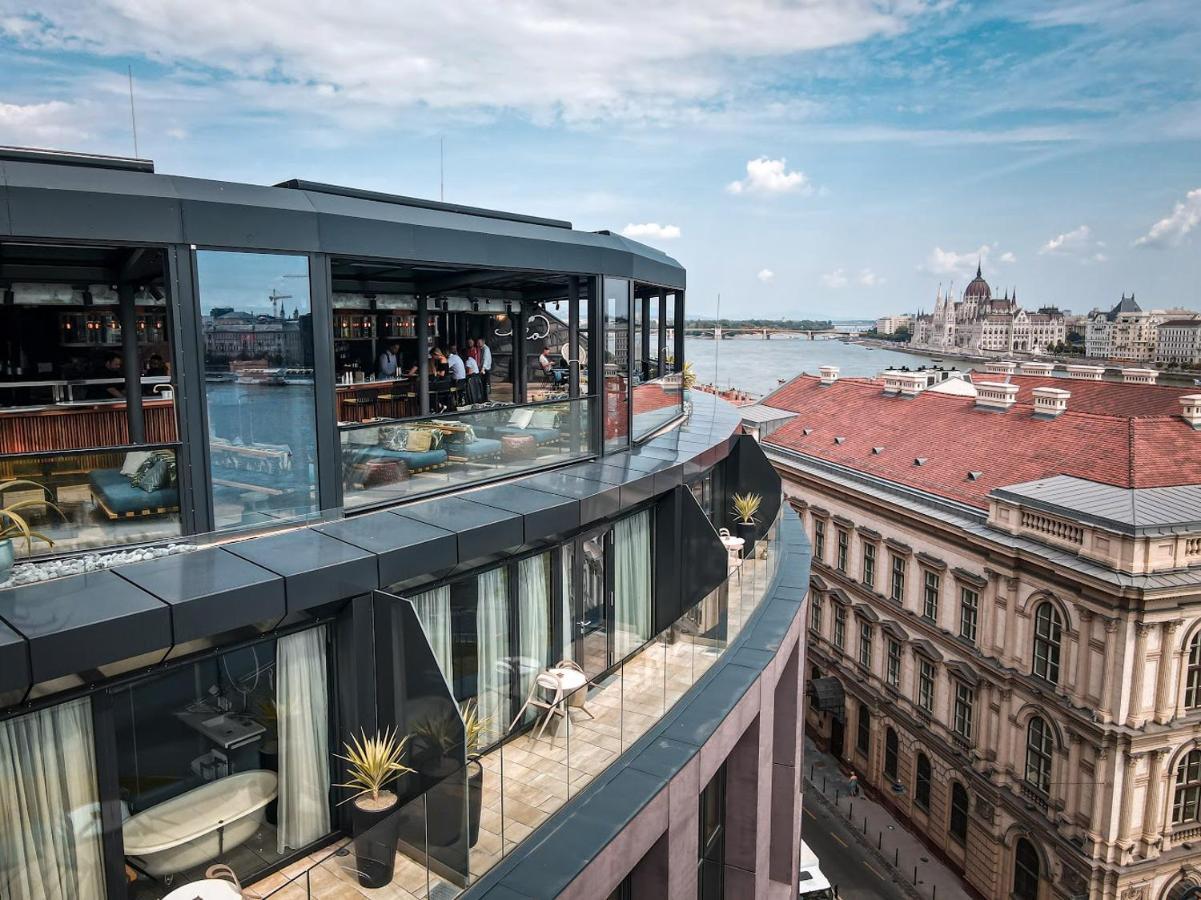 Hotel Clark Budapest - Adults Only Ngoại thất bức ảnh The 360° Sky Bar